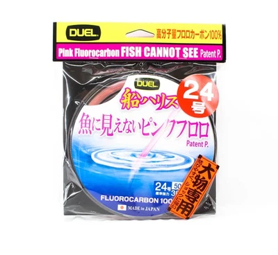 Yo Zuri Duel Pez Rosa No Puede Ver Fluorocarbono 50m 36kg H4436-SP (9689) Foto 1 de 4