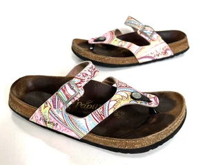 Damen Birkenstock Papillio Blumen Sandalen Größe UK 6 EU39 guter Zustand - Bild 1 von 4