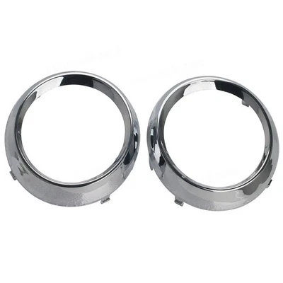 Pair Fog Light Lamp Bezel Cover Chrome Trim Rings For Toyota Sienna SE 11-17 New - Image 1 of 4