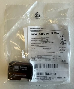 Baumer Reflexions-Lichttaster / FHDK 14P5101/S35A / Neu in OVP - Picture 1 of 6
