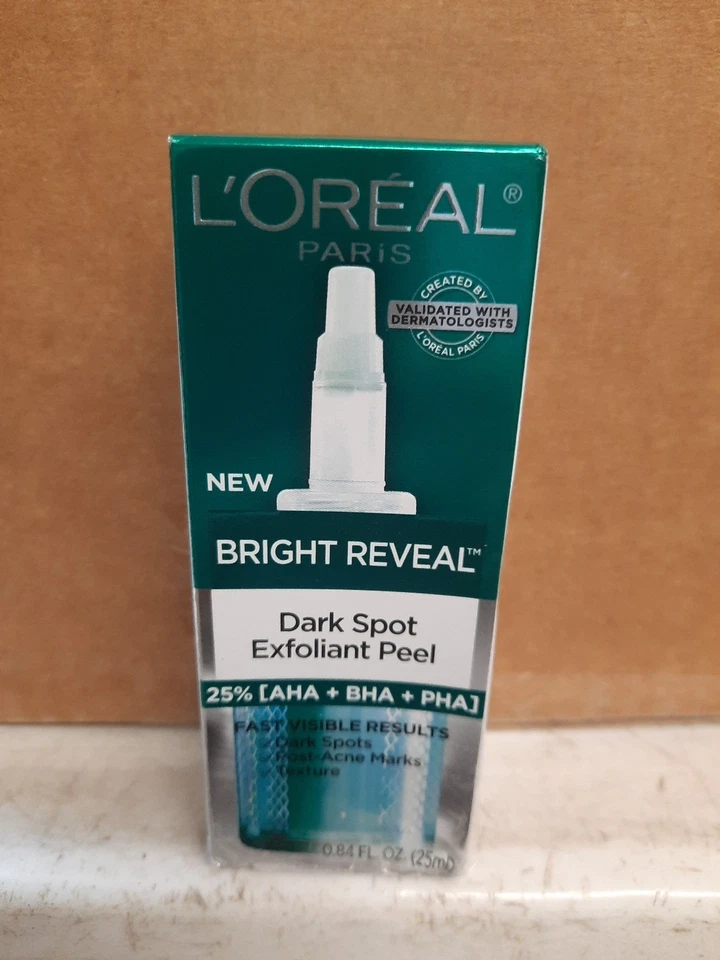 L'ORÉAL PARIS BRIGHT REVEAL Dark Spot Exfoliant Peel Post Acne Marks Texture