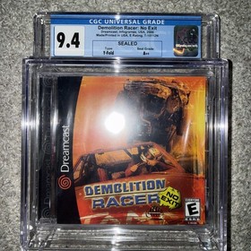 GRADED CGC 9.4! - Demolition Racer No Exit A++ Sega Dreamcast Graded Sealed