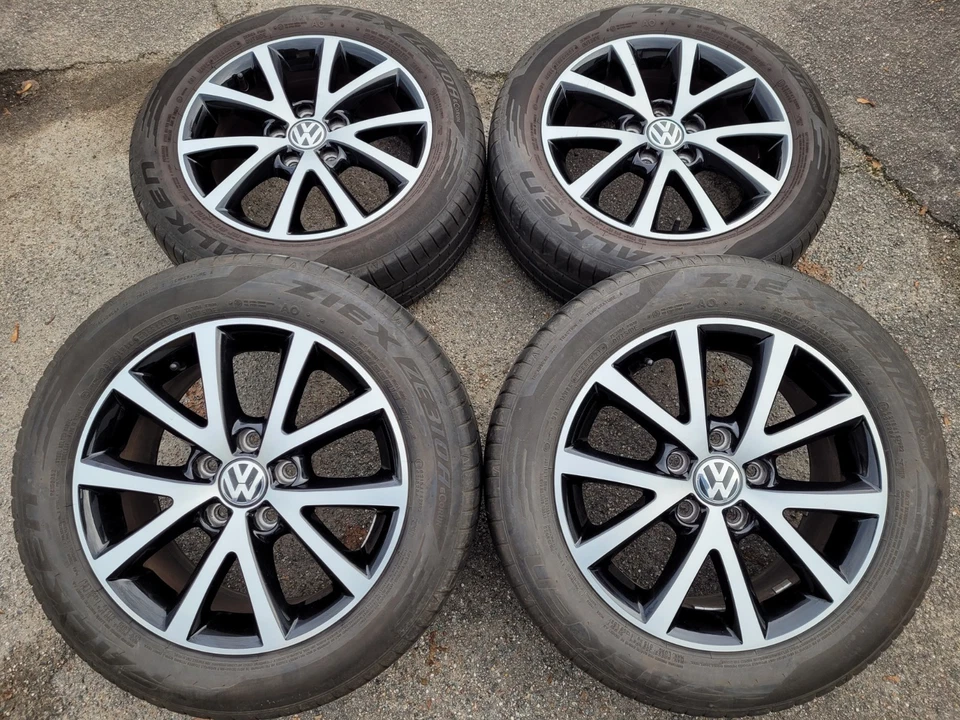 VW Golf 5, 6, Golf Plus, Touran 1T original 16 Zoll Alufelgen - 6,5Jx16H2 ET50 - - Bild 1 von 4