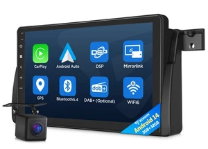 For BMW 3 Series E46 2000 2001 2002 Android Auto 14 CarPlay Car Stereo Radio GPS - Picture 1 of 30