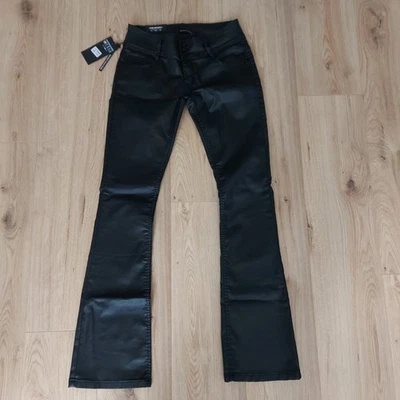 Redseventy Denim Damen Hose Lederlook Gr. 38 neu m. Etiketten ungetragen schwarz - Bild 1 von 4