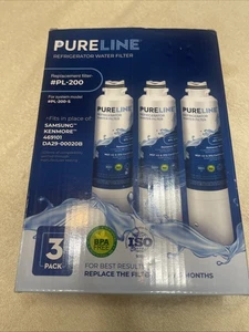 Filtro acqua frigorifero Pureline PL-500 confezione da (3) NUOVO SPEDIZIONE GRATUITA - Foto 1 di 12