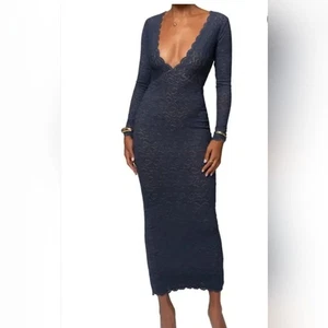 JLUXLABEL Maxikleid Navy Reunited Größe S - Bild 1 von 11