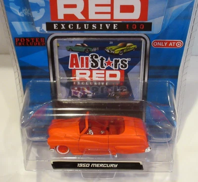 MAISTO ALL STARS TARGET RED EXCLUSIVE 100 ~CHASE 1950 MERCURY w/ POSTER~ - Image 1 of 4
