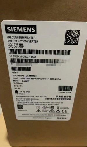 6SE6420-2UD25-5CA1 6SE6 420-2UD25-5CA1 New Siemens SIMATIC Inverter New in Box