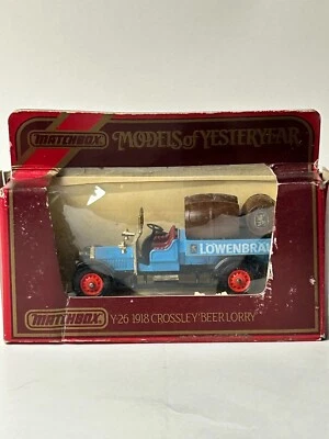 Matchbox Models of Yesteryear Y-26 1918 Crossley Beer Truck with Box - Image 1 of 4