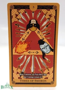 Heroclix X-Men: X of Swords OP set Three of Swords Tarot Card! - Picture 1 of 1