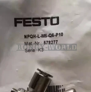 10PCS NEW FOR NPQH-L-M5-Q6-P10 578277 all- L-threaded joint #T9 - Bild 1 von 4