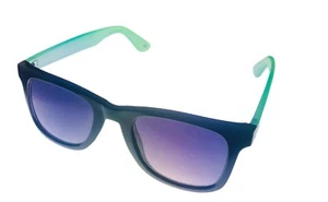 Skechers Mens Sunglass Shiny Black/ Green Square Plastic, SE8028. 1B - Picture 1 of 6