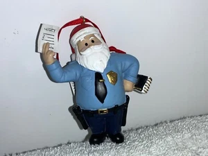 Policeman Santa Ornament- Midwest Seasons of Cannon Falls - Picture 1 of 7