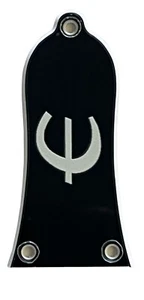 Gitarre Schlagbrett Teile für Gibson Epiphone Gitarre Truss Rod Abdeckung 3 Löcher schwarz - Bild 1 von 5
