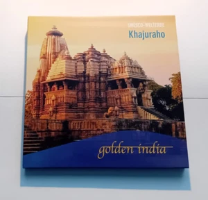 12x 1 g Gold 9999 PP Golden India, Khajuraho-Tempel / Kamasutra, Gambia 2020/21 - Bild 1 von 8