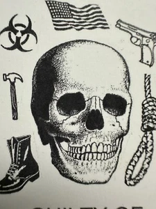 HUMAN GARBAGE GUILTY OF BEING A MAN DEMO HARDCORE CASSETTE UNDERGROUND - Picture 1 of 4