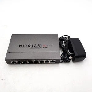 NETGEAR ProSAFE GS108E 8-Port Gigabit Web Managed (Plus) Switch (GS108E-300NAS) - Picture 1 of 4