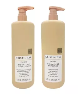 Kristin Ess The One Signature Shampoo & Conditioner 28oz each (Pack of 2) Jumbo - Picture 1 of 5
