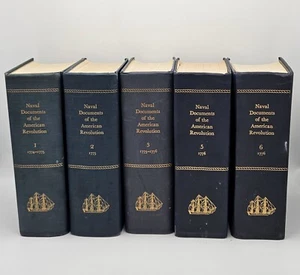 Naval Documents of the American Revolution Volumes 1 2 3 5 6 Vintage Rare Books - Picture 1 of 24