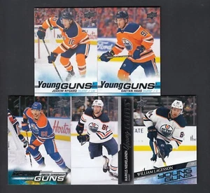 EDMONTON OILERS Assorted Young Guns Rookie Lot x 5 - Imagen 1 de 6