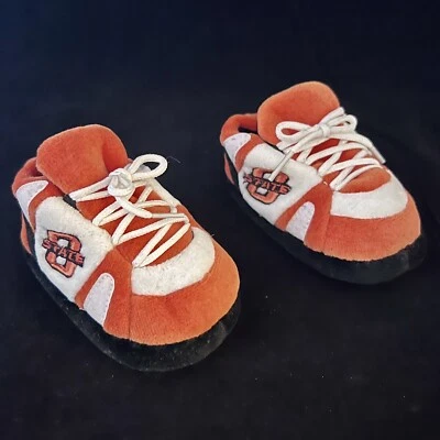 Oklahoma State Cowboys NCAA Baby 1st Slippers  Birth-9 Months  Comfy Feet - Image 1 of 4