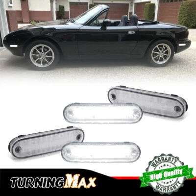 Luz de señalización delantera + trasera transparente para modelos 1990-2005 Mazda Miata MX-5 NA NB Foto 1 de 4