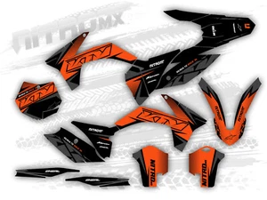 Kit gráfico NitroMX para KTM SX SXF 125 250 350 450 2011 2012 calcomanías motocross MX - Imagen 1 de 1