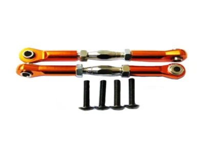 Aluminum Servo Linkage Pulling Steering Rod M4 Thread 3mm Hole 83-97 1/10 rc car - Image 1 of 4