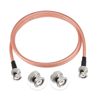 10x BNC Male to Male Low Loss RG400 Cable for CB Ham Radio Antenna Oscilloscope - Picture 1 of 10