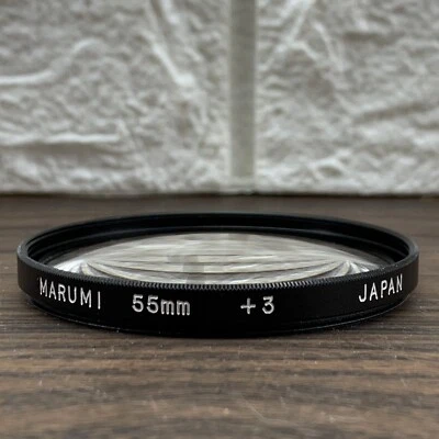 Genuine Marumi 55mm Circular Threaded Magnify +3 Lens Close-Up Filter Japan EXC+ - Image 1 of 4