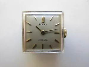 Rolex Precision cal. 1400 Swiss watch movement dial & crown - running - Picture 1 of 11