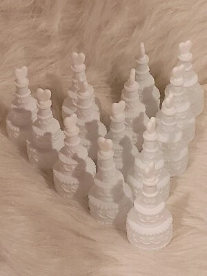 14 迷你白色婚礼蛋糕泡泡派对礼品 — 第 1/3 张图片