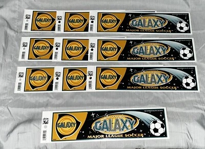 Lot of 10  L.A. GALAXY Bumper STICKER Stickers MLS SOCCER  VINTAGE Decal Beckham - Image 1 of 3
