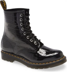 Neu im Karton Dr. Martens Damen 1460 geprägter 8-Augen-Stiefel 26262001 - Bild 1 von 4