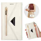For iPhone 12 Pro Max Mini 11 XR SE 6S 7 8 Zipper Wallet Flip Leather Case Cover