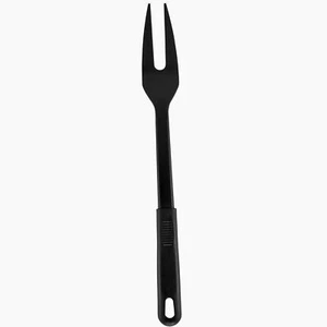 12 3/4 inch Pot Fork, 410ºF Heat Resistant Black Nylon 2-Prong Meat Cooking Fork - Picture 1 of 5