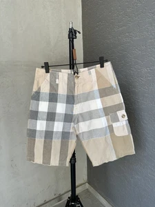 BURBERRY Short Kids Cargo Nova Check, Size 14Y - Picture 1 of 22