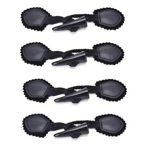 4 Sets PU Leather Toggle Button Fasteners Jacket Duffle DIY - Picture 1 of 18