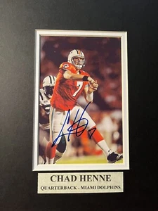 Mariscal de campo autografiado Chad Henne, Miami Dolphins - Imagen 1 de 2