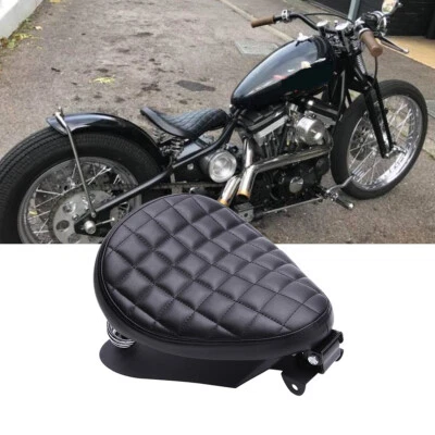 For Harley Sportster XL 1200 883 Iron Checkered Motorcycle Solo Seat Spring Base - Image 1 of 4