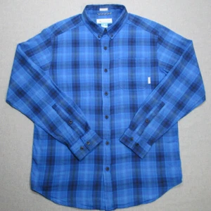 Columbia Sportswear Men's Medium Regular Fit Long Sleeve Plaid Flannel Shirt - Picture 1 of 6