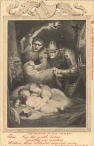 Postcard Italy. The Princes in the Tower Circa 1905 Raphael Tuck posted to Aust. - Bild 1 von 2