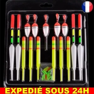 ✅ 15 PCS Flotteurs De Pêche Carpe Verticale Anciers Lumineux Leurre Bouchons - Photo 1/6