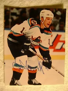 Darius Kaspairitis 8x10 handsigniertes Foto New York Islanders - Bild 1 von 4