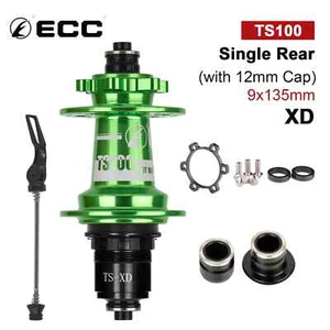 Front Rear Quick Release 4 Bearing Ultra Lubricant Noisy MTB Downhill Bike Hubs - Picture 1 of 48