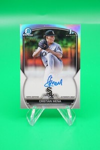 2023 Bowman Chrome Prospect Auto Refractor /499 #CPA-CM Cristian Mena Auto R6220