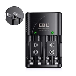 Cargador rápido inteligente AA AAA para pilas AA AAA recargables de 9 V - Imagen 1 de 12