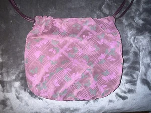 Bottega Veneta Vintage  Purple Velvet Drawstring Shoulder Hobo Tote - Picture 1 of 11