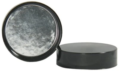 TAPAS DE TARRO DE ESPECIAS 43mm 43/400 ID TAPAS DE PLÁSTICO LISAS, REVESTIMIENTO DE LÁMINA 12 piezas ENVÍO RÁPIDO Foto 1 de 4